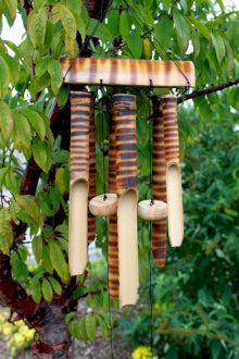 Bamboo Wind Chime with 6 Tubes - Medium