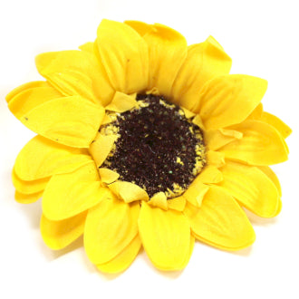 50x Handmade Soap Flower - Large Sunflower - Yellow 