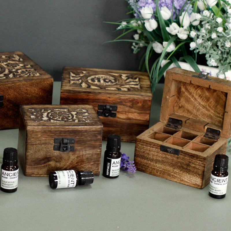 Aromatherapie Box- Mangohout - 12 flessen