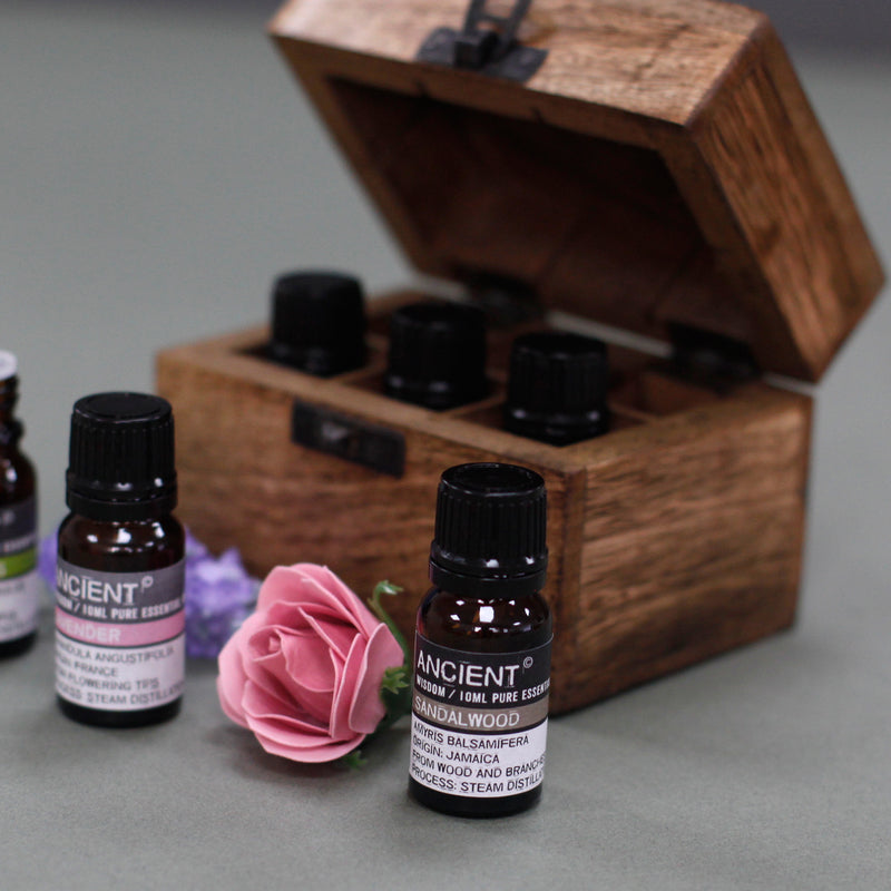 Aromatherapie Box- Mangohout - 6 flessen