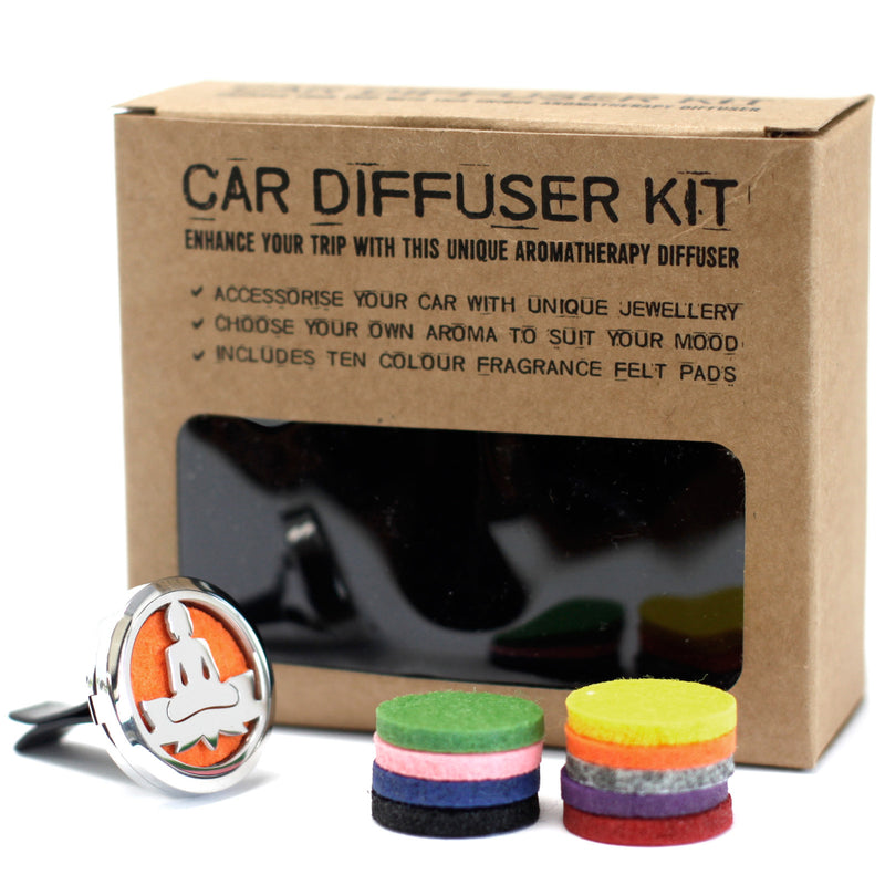 Aromatherapy Car Diffuser Kit - Lotus Buddha