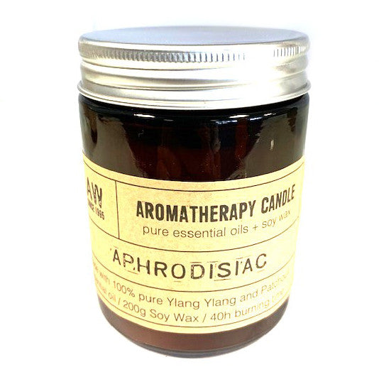 Aromatherapie Sojawas Kaarsen in Glazen Pot - Aphrodisiacum