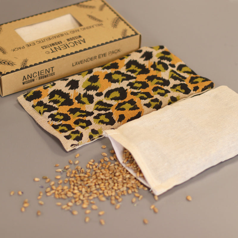 Eye Pillow In Gift Box- Night Leopard