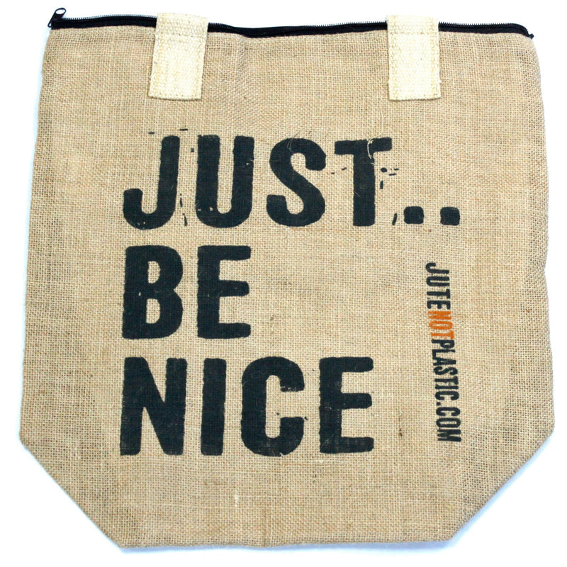 Jute Tas - Just Be Nice