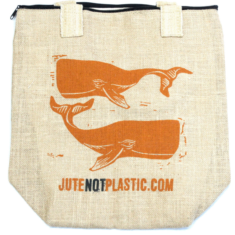 Jute Tas - Two Whales