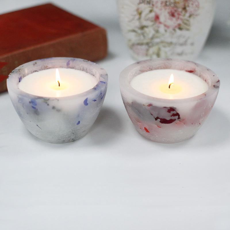 Enchanting Scented Soy Candle - Large Bowl- Rose