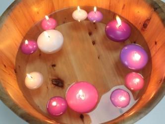 20x Floating Candles - Small - Ivory