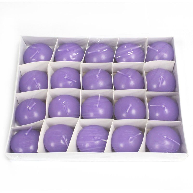 20x Floating Candles - Small - lavender