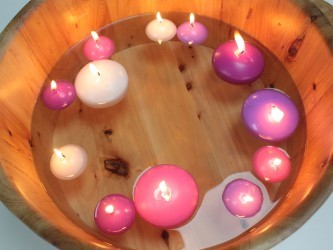 20x Floating Candles - Small - lavender