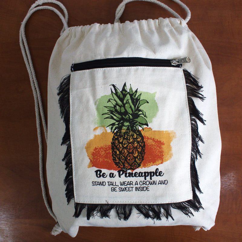 Fringe Backpack - Pineapple