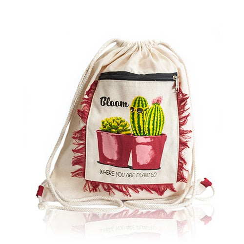 Fringe Backpack - Cactus