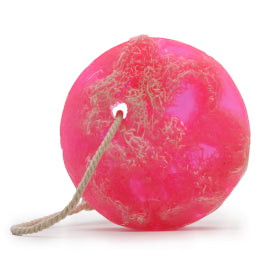 Fruitige Scrubzeep aan een Touw - Bubblegum