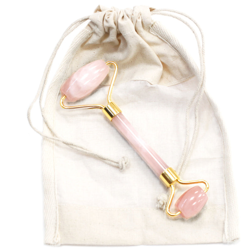 Gemstone Facial Roller - Pink Quartz