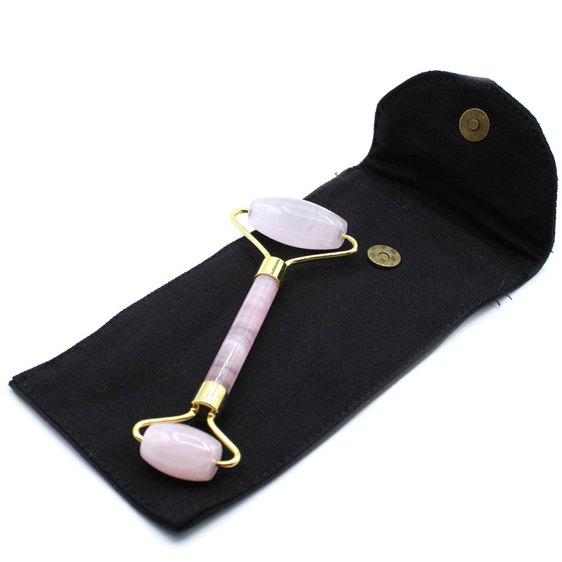 Gemstone Facial Roller - Pink Quartz