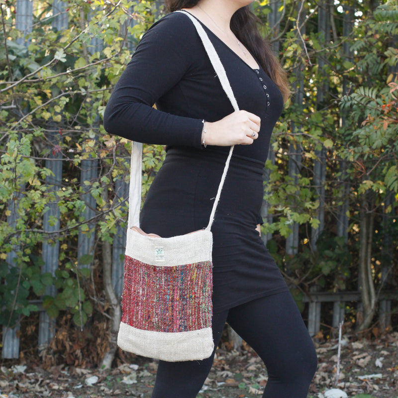 Shoulder Bag - Hemp &amp; Silk