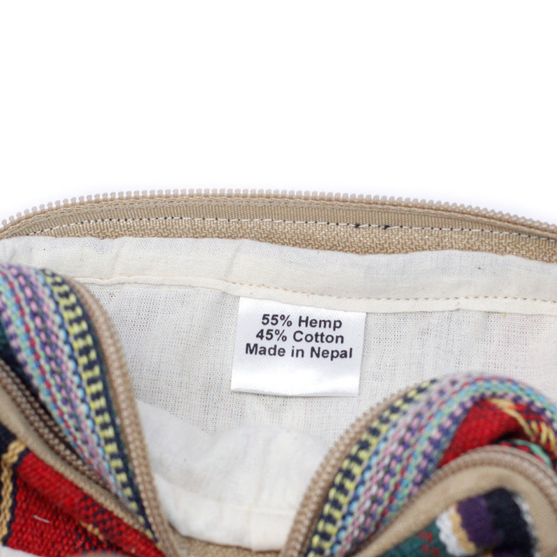 Body-Cross Travel Bag - Pure Hemp &amp; Cotton