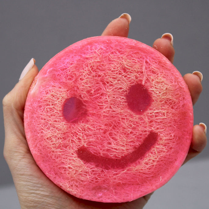 Smiley Face Scrub Zeep - Pinacolada