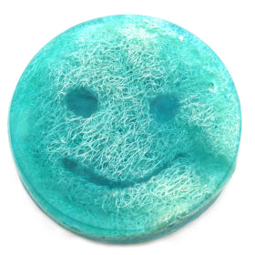 Smiley Face Scrub Zeep - Framboos & Granaatappel