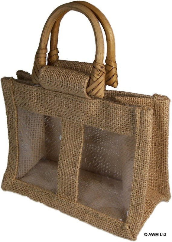 Jute Cadeauzakje voor 2 Items - Naturel