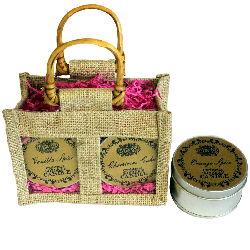 Jute Cadeauzakje voor 2 Items - Naturel