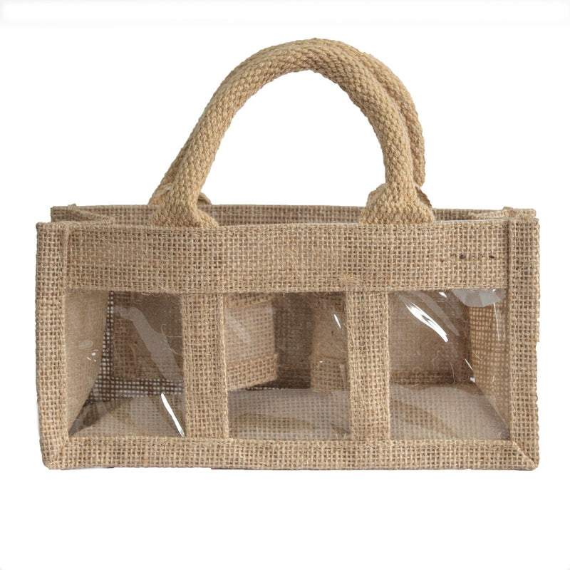 Jute Gift Bag for 3 Items - Large - Natural