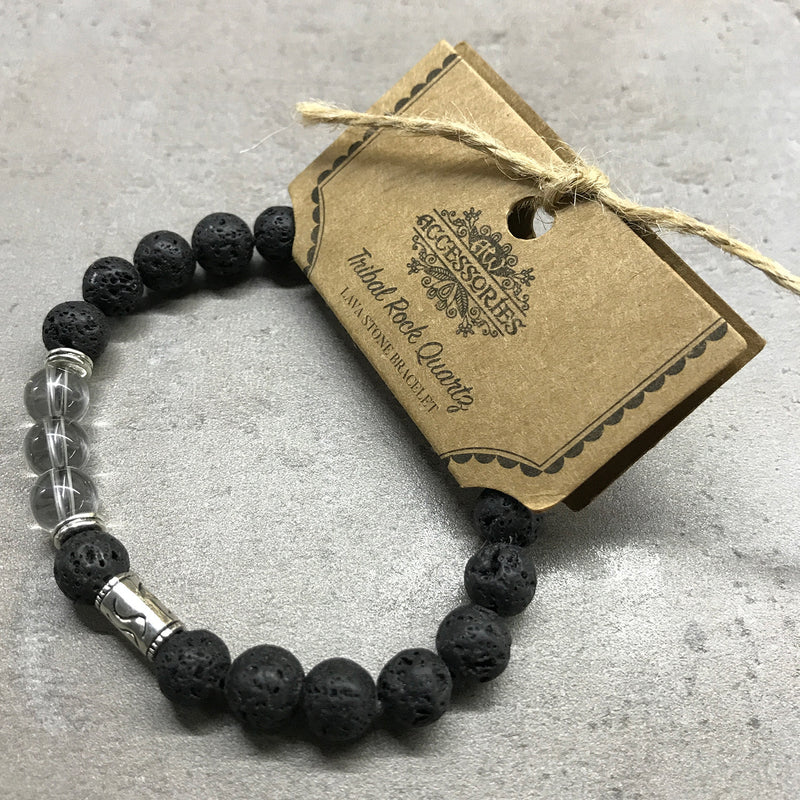 Lavasteen Armband - Olifant Chakra