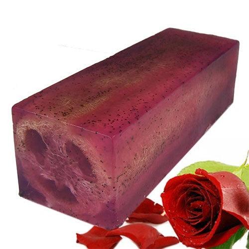 Loofah Soap Bread - Rose Scrub