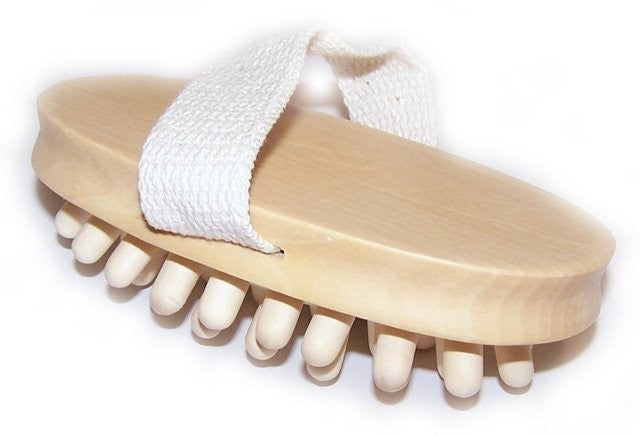 Anti-cellulite wooden massager