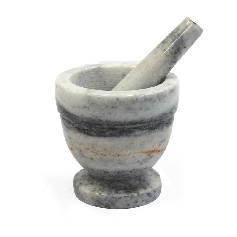 Marble Mortar &amp; Pestle - Extra Large - Grey