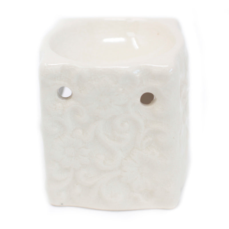 Classic rustic oil burner - Flowers