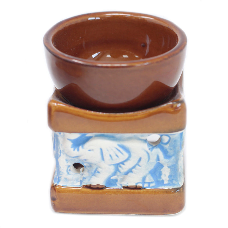 Classic rustic oil burner - Elephant