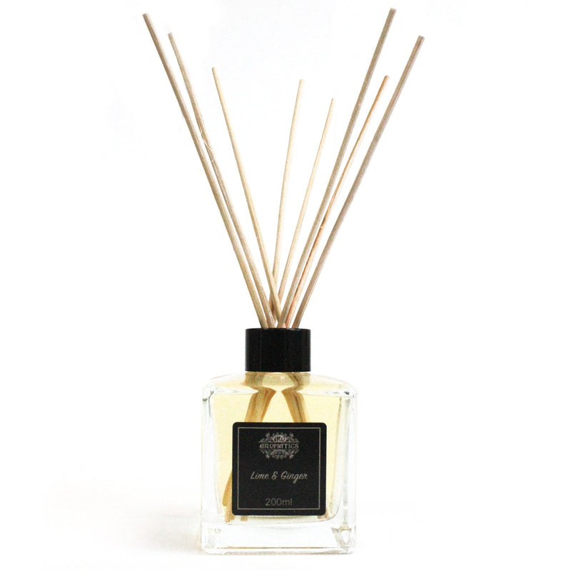 Aromatic Reed Diffuser Air Freshener - Lime &amp; Ginger