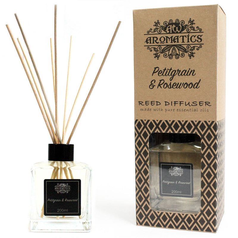 Aromatische Riet Diffuser Luchtverfrisser - Petitgrain & Rozenhout