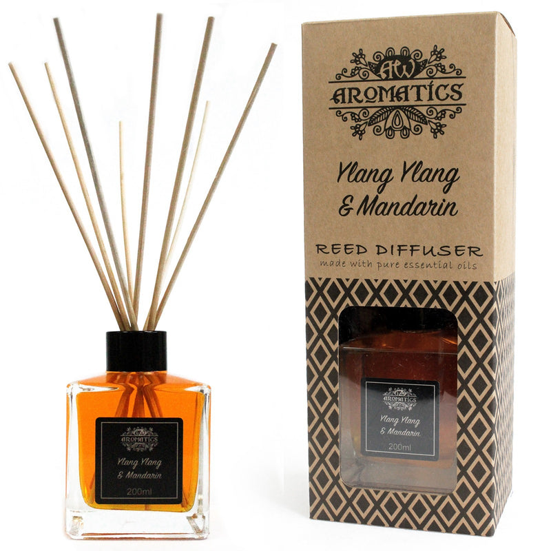 Aromatische Riet Diffuser Luchtverfrisser - Ylang Ylang & Mandarijn