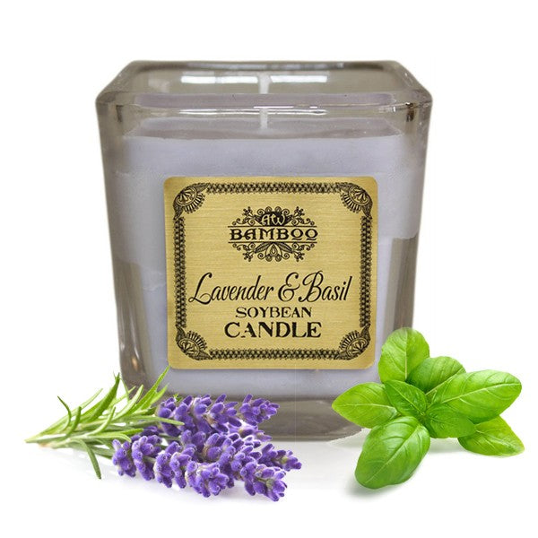 Soybean Jar Candles - Lavender &amp; Basil