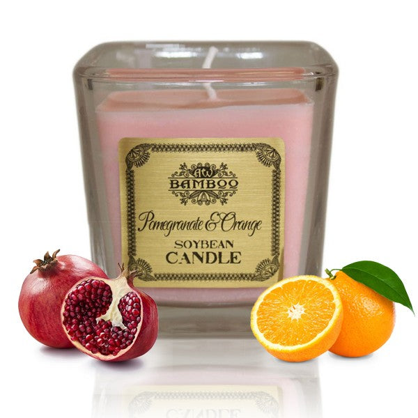 Soybean Wax Candles - Pomegranate &amp; Orange