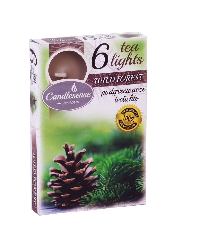 6 Scented Tea Lights - Wild Forest