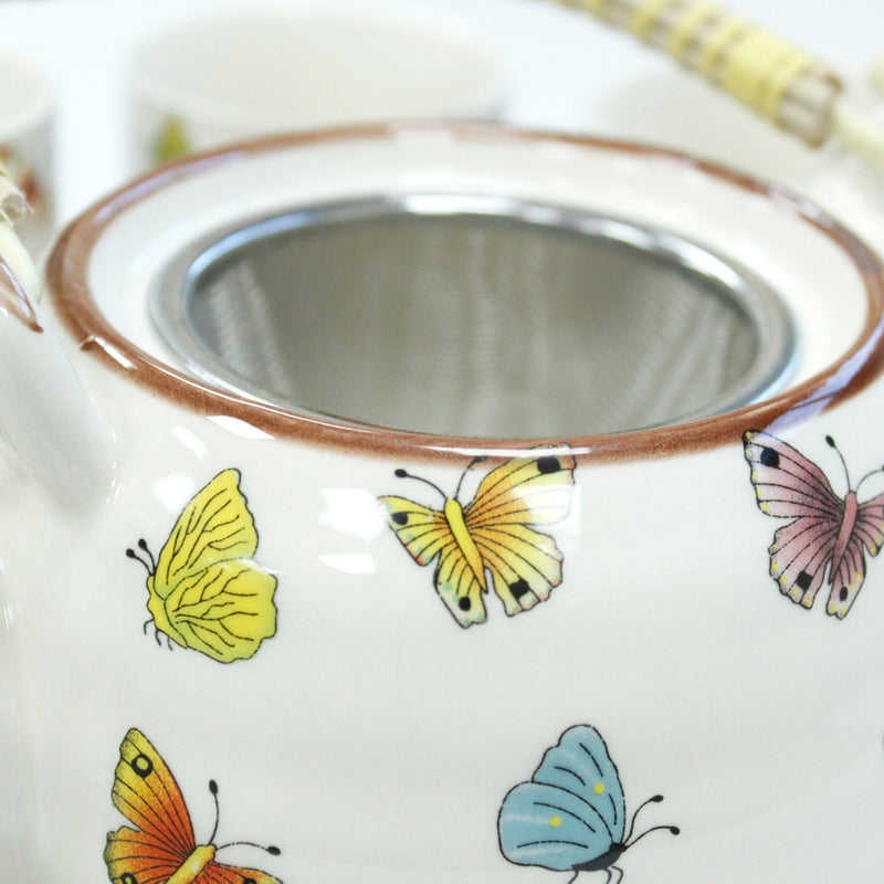 Herbal Tea Pot Set - Butterflies