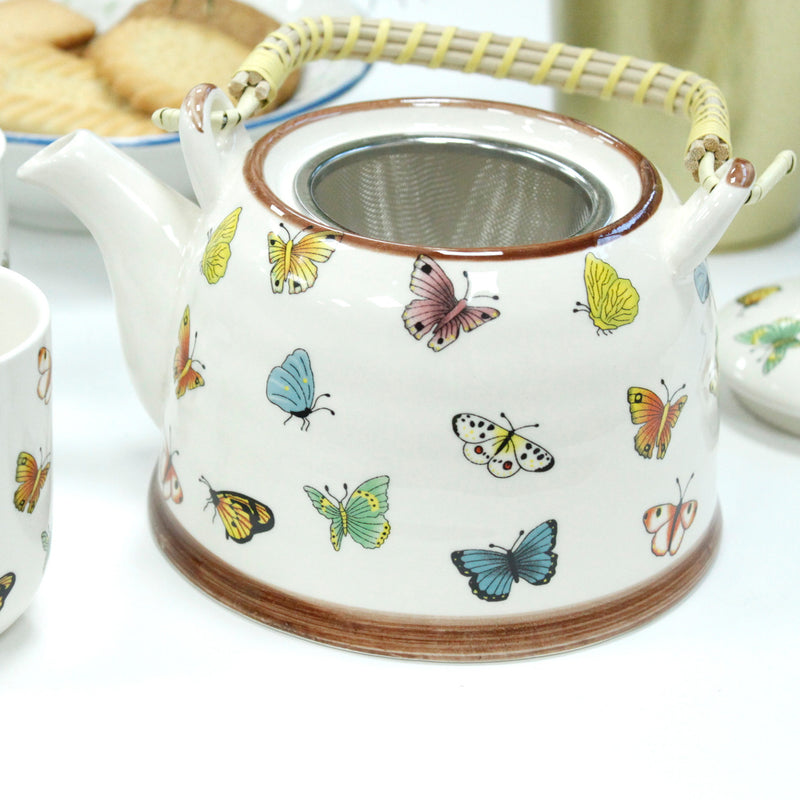 Herbal Tea Pot Set - Butterflies