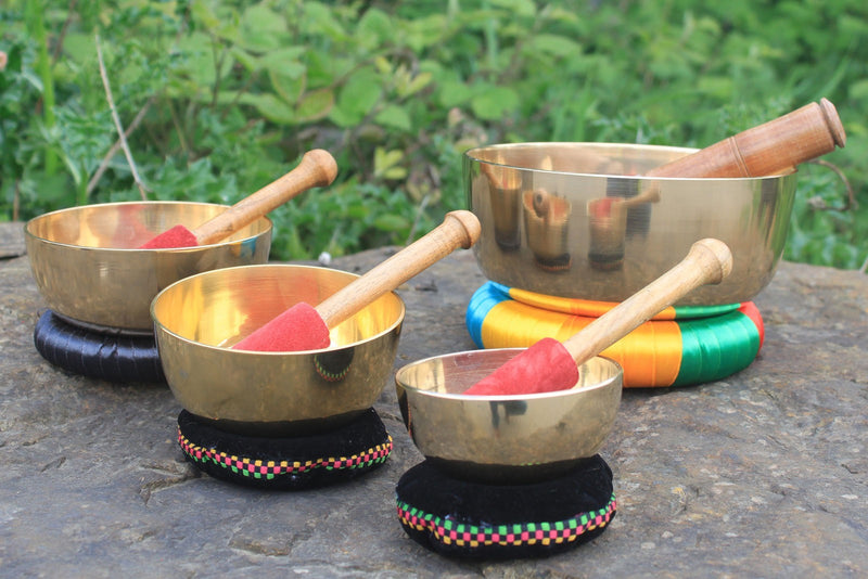 Brass Singing Bowl Set