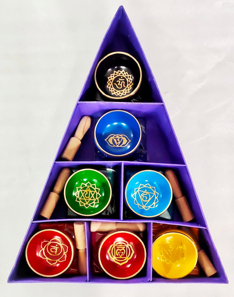 Chakra Piramide Klankschaal Cadeauset