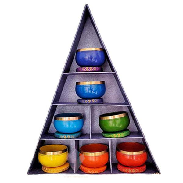 Chakra Piramide Klankschaal Cadeauset