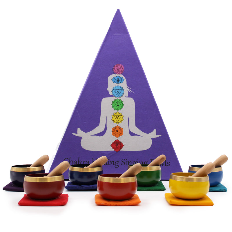 Chakra Piramide Klankschaal Cadeauset