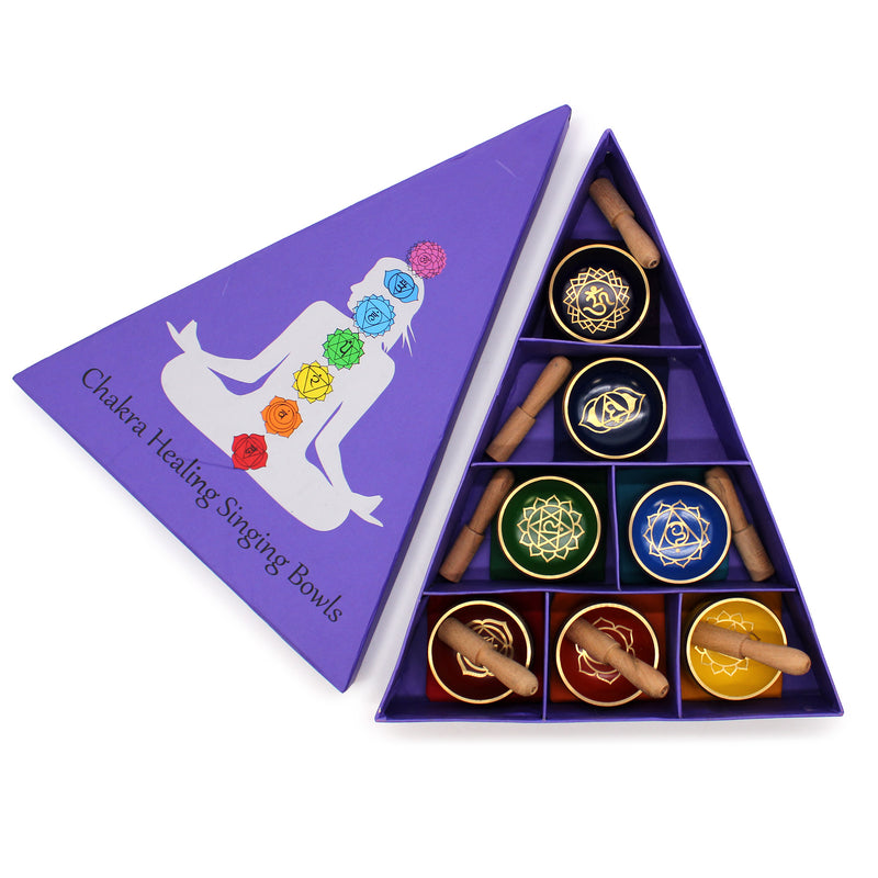 Chakra Piramide Klankschaal Cadeauset