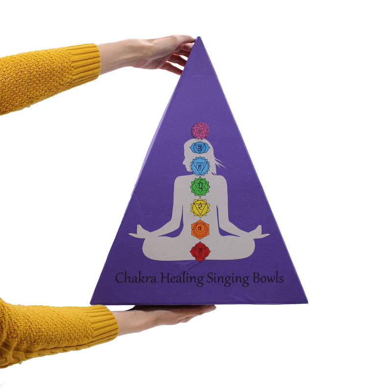 Chakra Piramide Klankschaal Cadeauset