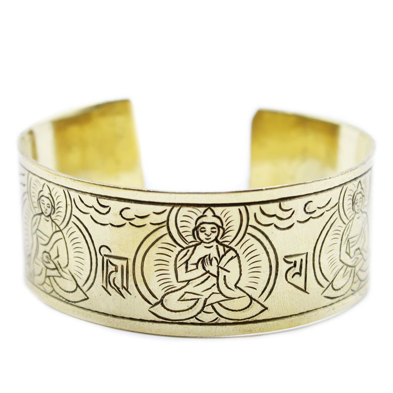 Tibetaanse Armband - Messing - Boeddha