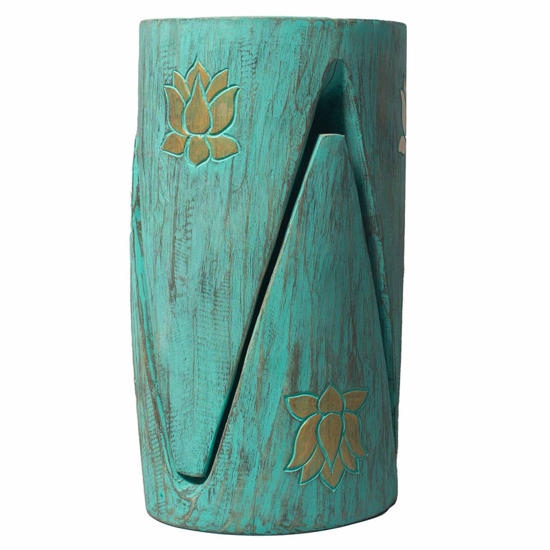 Tribal Interlocking Tafel/Stoel set van 2 - Turquoise